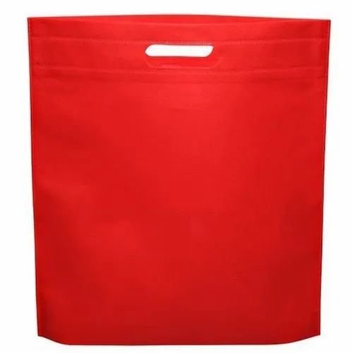 Plain 13 X 18 D Cut Non Woven Carry Bag