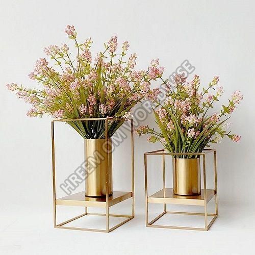 Metal Flower Vase