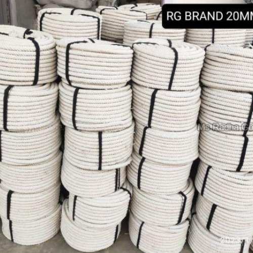 20mm Off White Cotton Rope