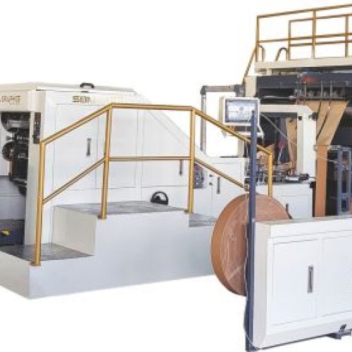 Fully Automatic Paper Bag Making Machine with Inline Handle