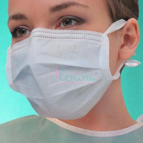 Non Woven Disposable 3 Ply Tie Masks