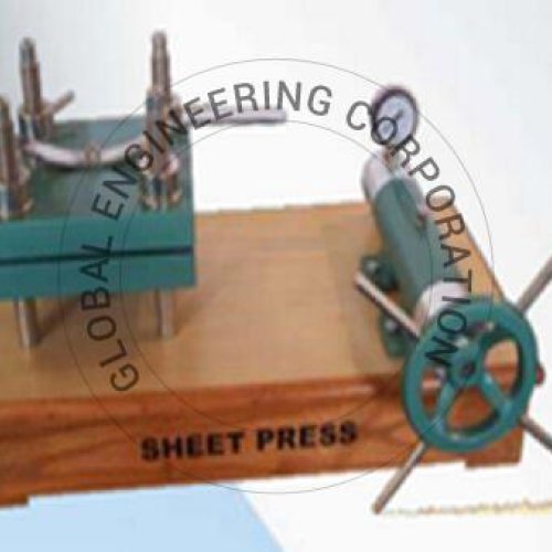 Circular Type Hydraulic Controlled Laboratory Sheet Press