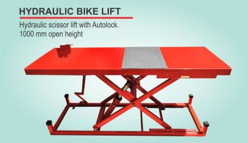 Hydraulic Bike Lift With Auto Lock
