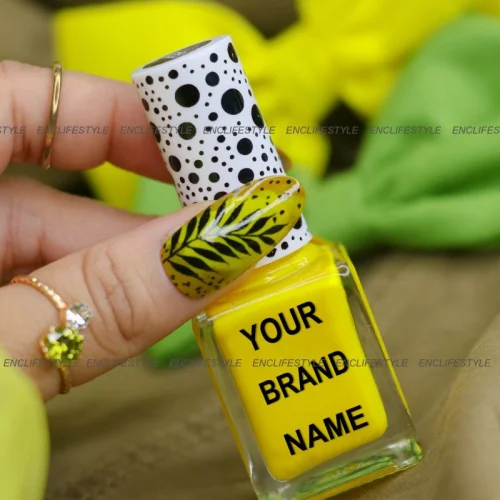 Third Party Nail Polish with Customized Cap