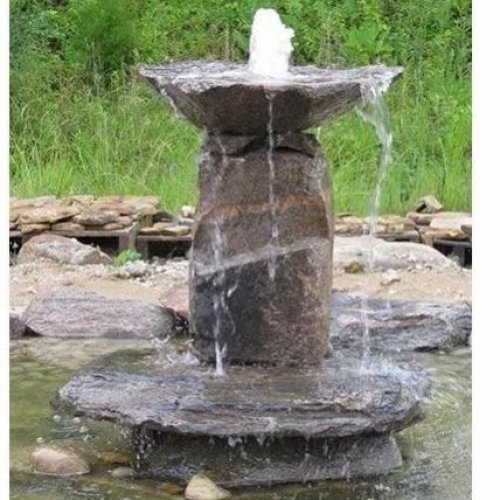 Brown Stone Fountain