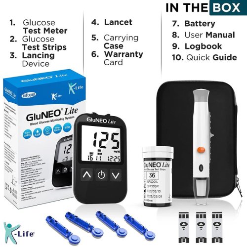 GLUNEO LITE BLOOD GLUCOMETER