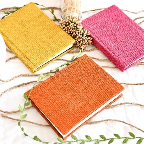 Handmade Jute Diary - Set of 3
