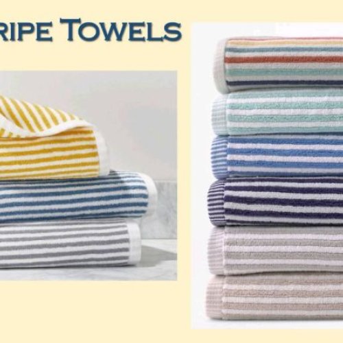 Striped Bath Towels