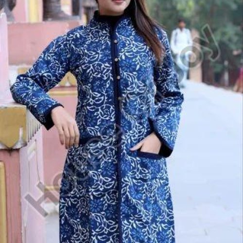 Cotton Printed Woolen Jacket