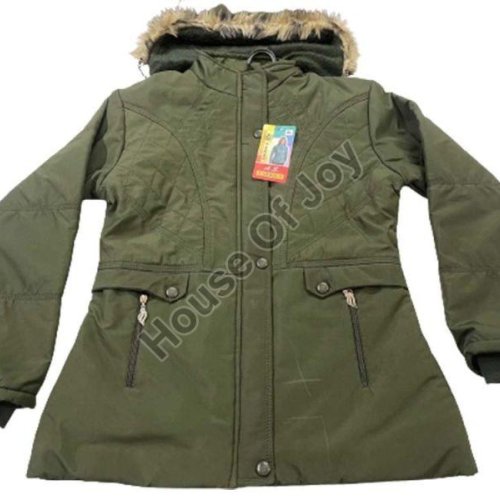Green Ladies Woolen Jacket