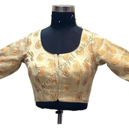 Golden Boknet Half Sleeve Blouse
