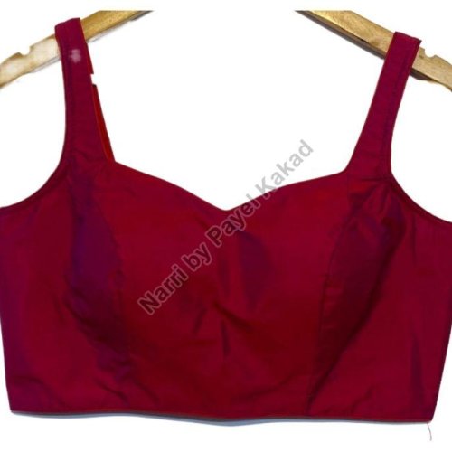 Maroon Boknet Sleeveless Blouse