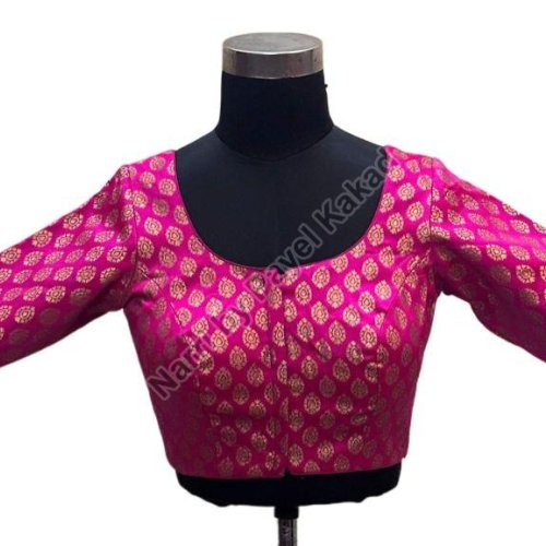 Pink Boknet Half Sleeve Blouse
