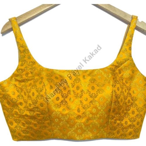 Yellow Boknet Sleeveless Blouse