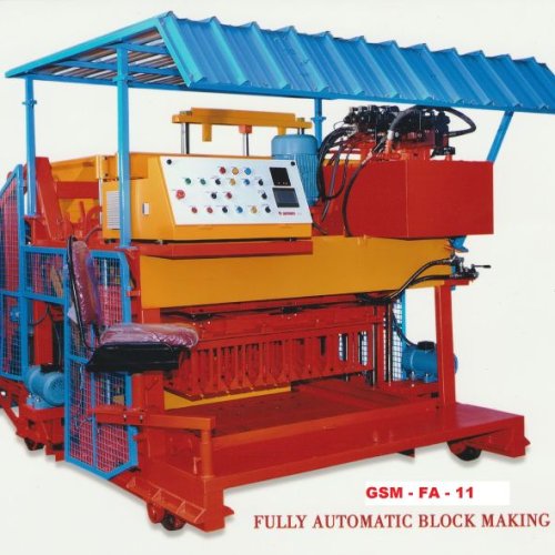 Fully Automatic Hollow Concrete Block Making Machine