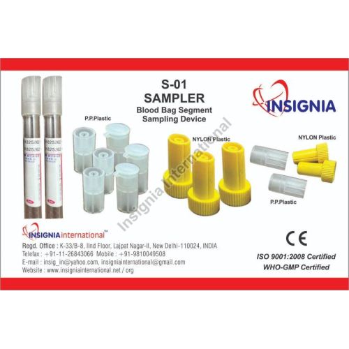 S 01 Sampler Blood Bag Segments Sampling Device