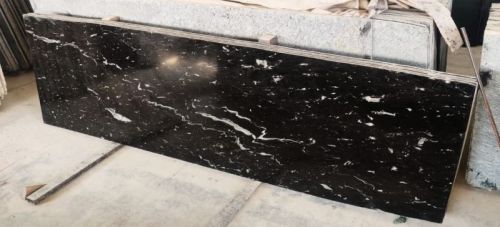 Titanium Black Granite Polish Slabs