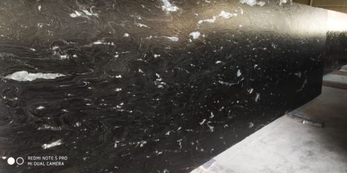 Titanium Black Lapatro Granite Slabs