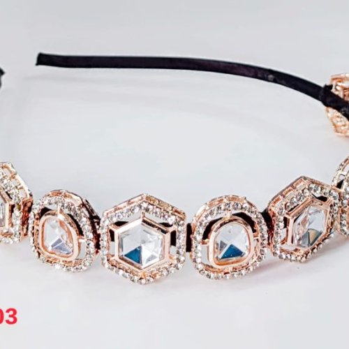 Rose Gold Beaded Hairband