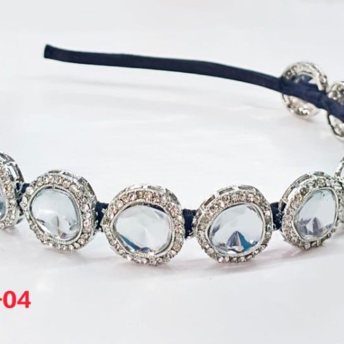 Silver Beaded Hairband