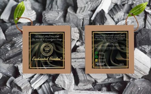 Charcoal Aloe with Australian Tea Tree and Eucalyptus Soap