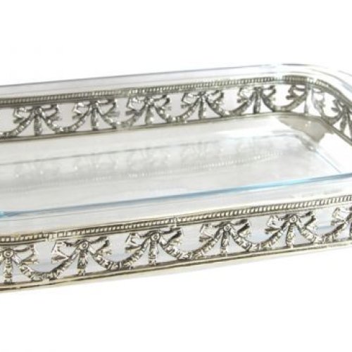 serving dishes w/ holder