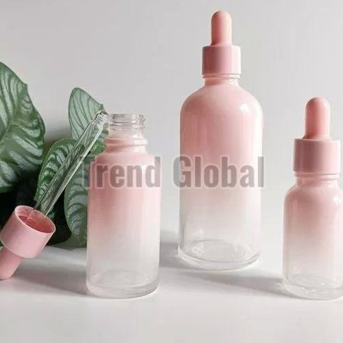 Gradient Color Coated Glass Bottle