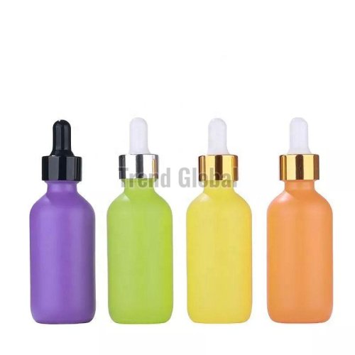 Matte Color Coated Glass Bottle