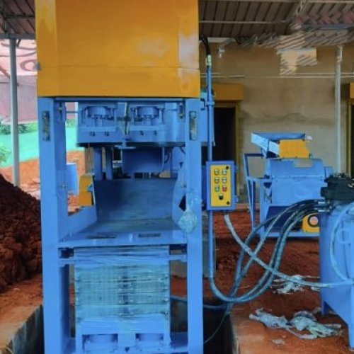 Mud Block Making Machine
