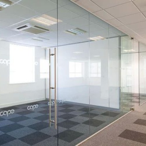 Frameless Glass Partition