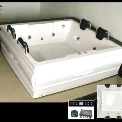 Square Acrylic Jacuzzi Bathtub