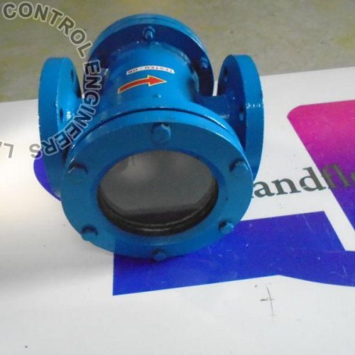 Double Window Sight Flow Indicator