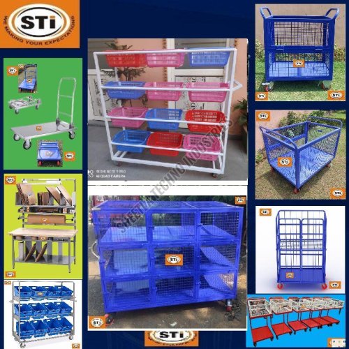 Warehouse Shelving Trolley
