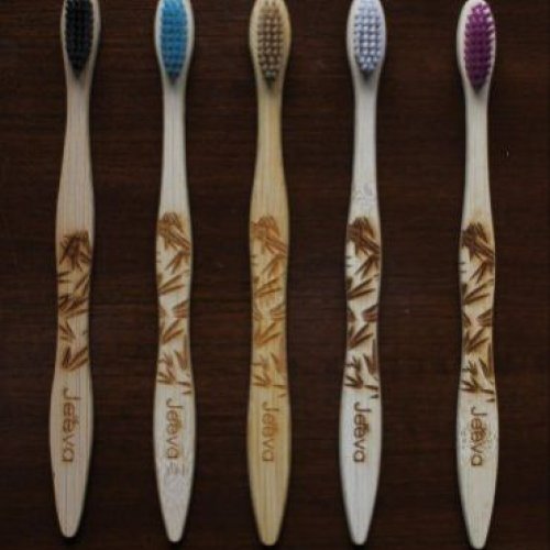 Laser Engraved Bamboo Toothbrush