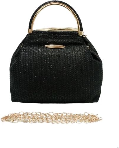 Black PU Clutch Bag