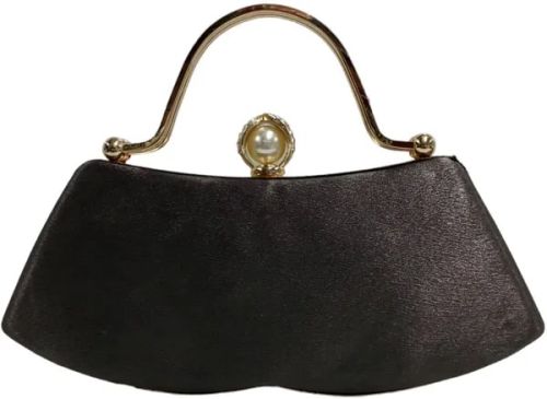 Black Velvet Clutch Bag
