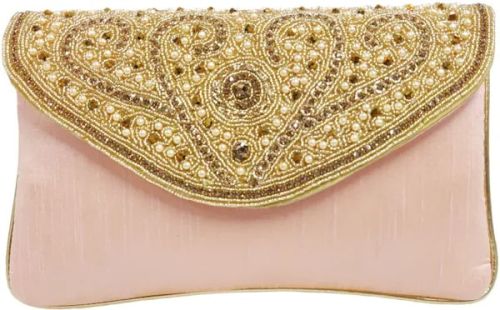 Esmoda Casual Pink Clutch Bags