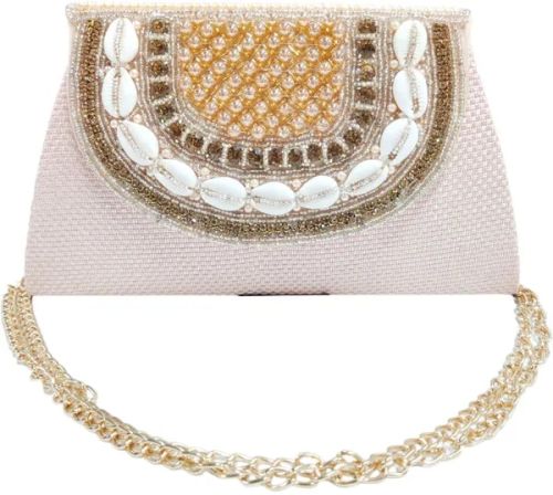 Pink Resin Clutch Bag