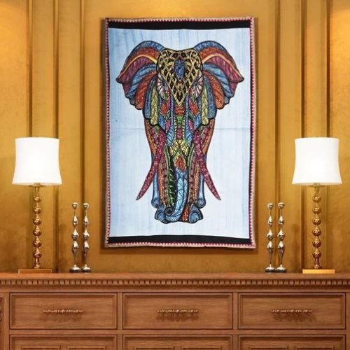 Handmade Colorful Elephant Wall Hanging