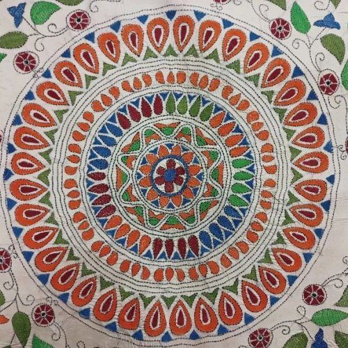 Handmade Nakshi Kantha Mandala Vintage Decor Tapestry Wall Hanging