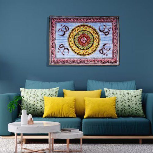 Om Chakra Tapestry Wall Hanging