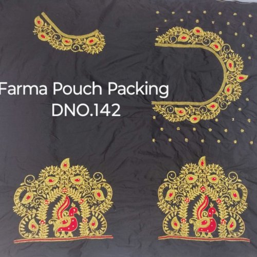 Farma Embroidery Unstitched Fabric Dno-142