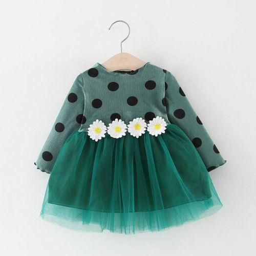 Baby Girl Polka Dot Printed Dress
