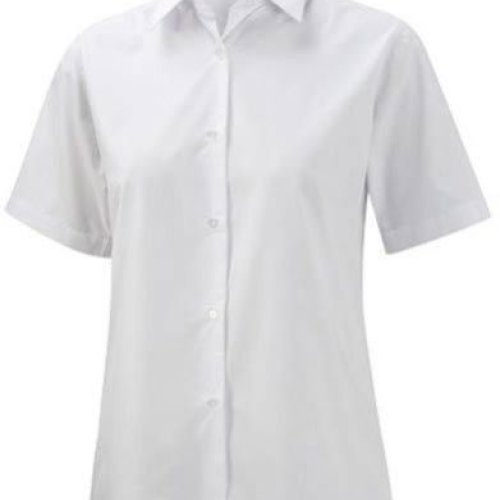 Girls Poly Viscose School Shirts