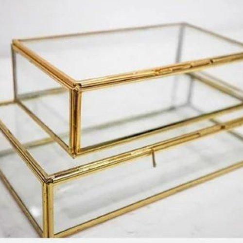Decorative Glass Jewelry Box