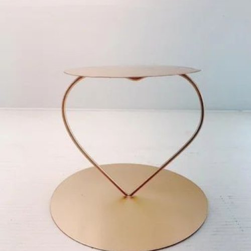 Golden Stainless Steel Fancy Cake Stand