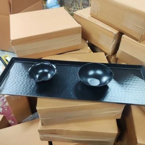 Iron Black Serving Tray