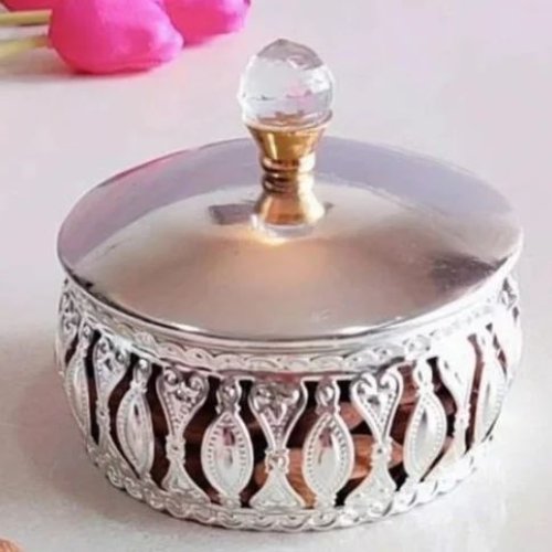 Silver Plated Dryfruit Jar