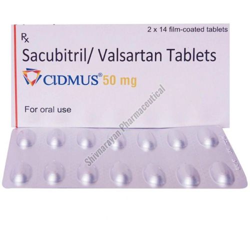 Cidmus 50 mg Sacubitril/Valsartan Tablets
