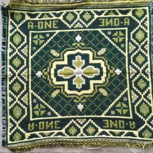 Green Velvet Pooja Aasan Mat